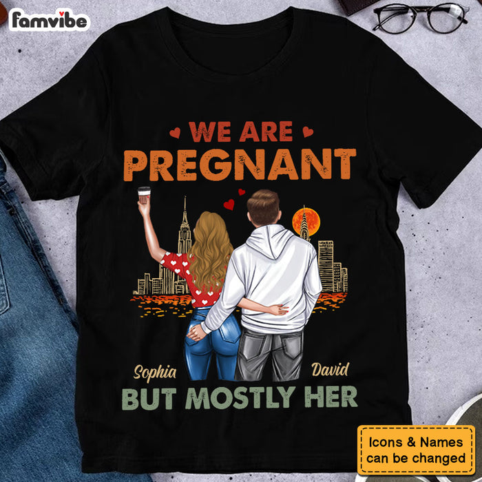 Personalized For Husband Wife We Are Pregnant Shirt - Hoodie - Sweatshirt 33699 1