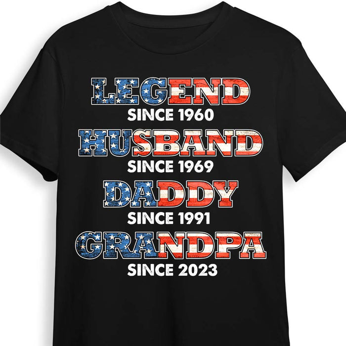 Personalized Legend Husband Dad Grandpa Shirt - Hoodie - Sweatshirt 33703 1