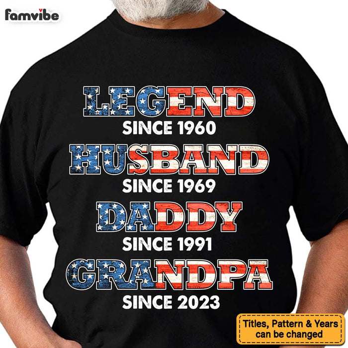 Personalized Legend Husband Dad Grandpa Shirt - Hoodie - Sweatshirt 33703 1