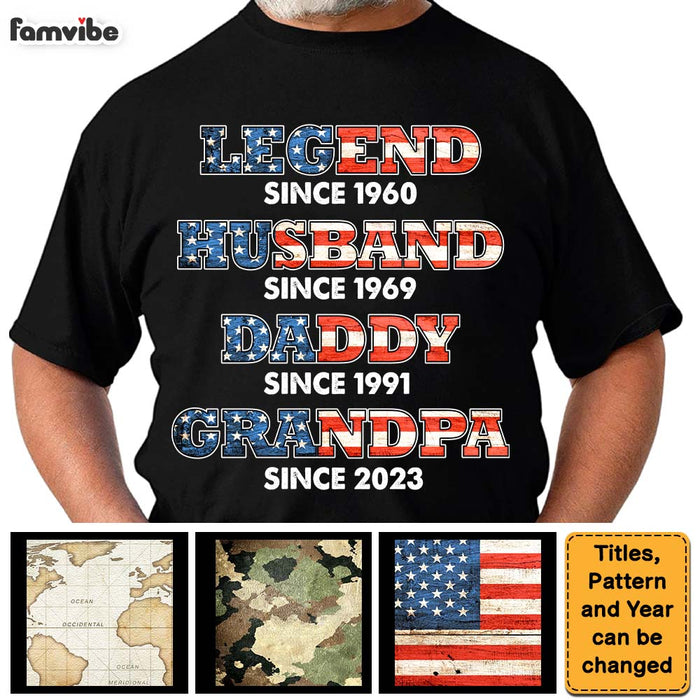 Personalized Legend Husband Dad Grandpa Shirt - Hoodie - Sweatshirt 33703 1