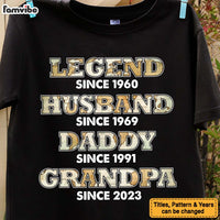Personalized Legend Husband Dad Grandpa Shirt - Hoodie - Sweatshirt 33703 thumb 1