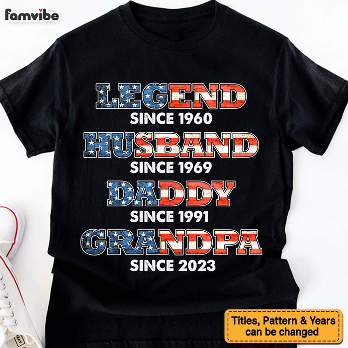 Personalized Legend Husband Dad Grandpa Shirt - Hoodie - Sweatshirt 33703 1