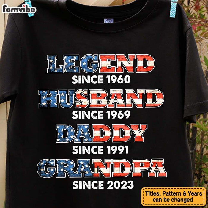 Personalized Legend Husband Dad Grandpa Shirt - Hoodie - Sweatshirt 33703 1