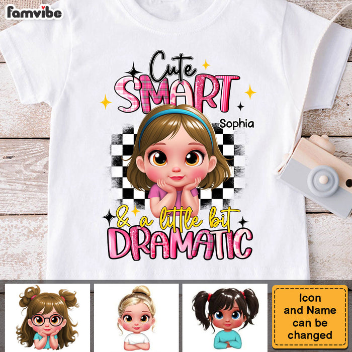 Personalized Granddaughter Cute Smart And A Little Bit Dramatic Kid T Shirt - Kid Hoodie - Kid Sweatshirt 33704 1