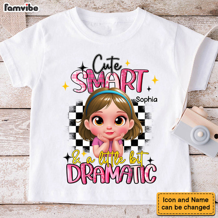 Personalized Granddaughter Cute Smart And A Little Bit Dramatic Kid T Shirt - Kid Hoodie - Kid Sweatshirt 33704 1