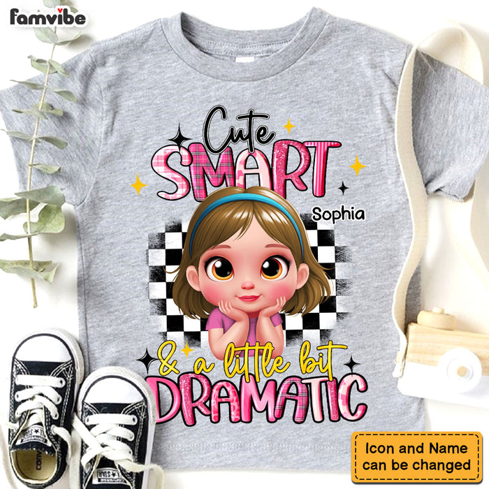 Personalized Granddaughter Cute Smart And A Little Bit Dramatic Kid T Shirt - Kid Hoodie - Kid Sweatshirt 33704 1