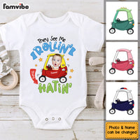 Personalized Gift For Baby They See Me Rollin' Baby Onesie 33706 thumb 1