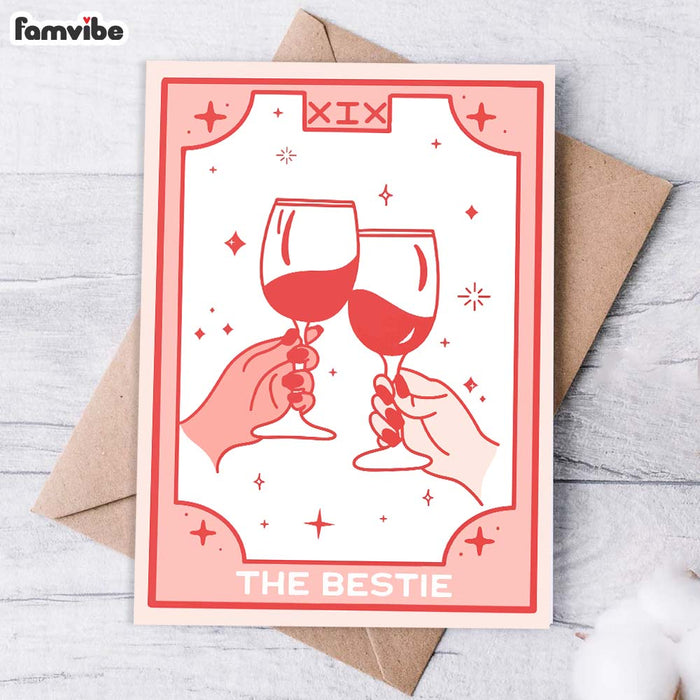Besties Drinking Card 1