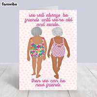 Funny Old Lady Friends Card thumb 1