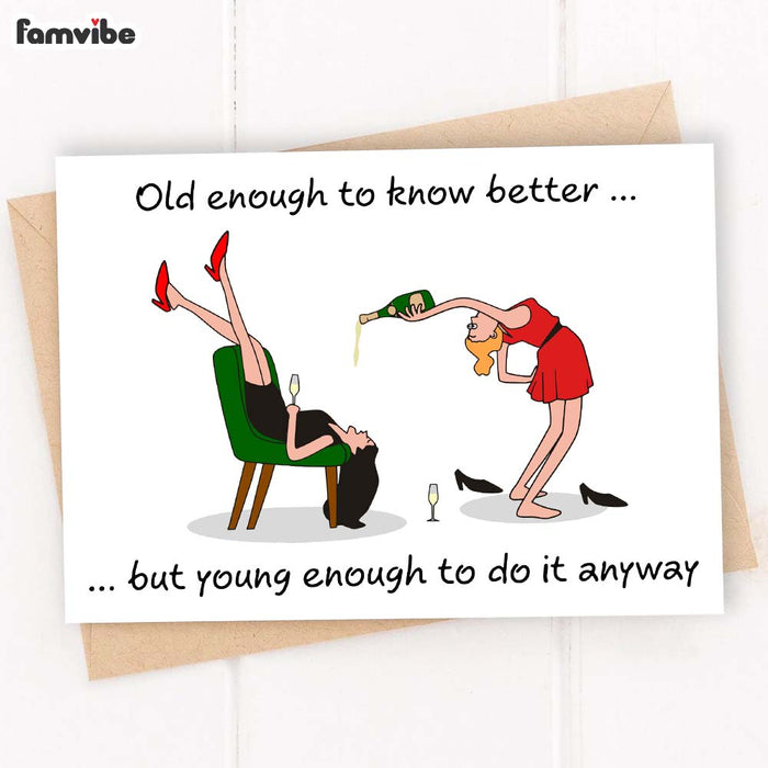 Funny Birthday Friendship Card 1