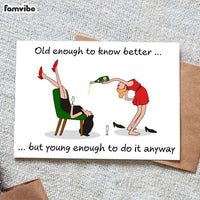 Funny Birthday Friendship Card thumb 1