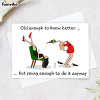 Funny Birthday Friendship Card thumb 1