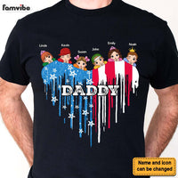 Personalized Gift For Daddy Heart Shirt - Hoodie - Sweatshirt 33718 thumb 1