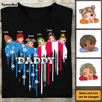 Personalized Gift For Daddy Heart Shirt - Hoodie - Sweatshirt 33718 thumb 1