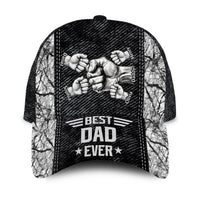 Personalized Grandpa Papa Daddy Fist Bump Fathers Day Family Cap 33719 thumb 1