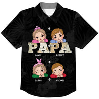 Personalized Gift For Papa and Dad Vintage Map Hawaiian Shirt 33723 thumb 1