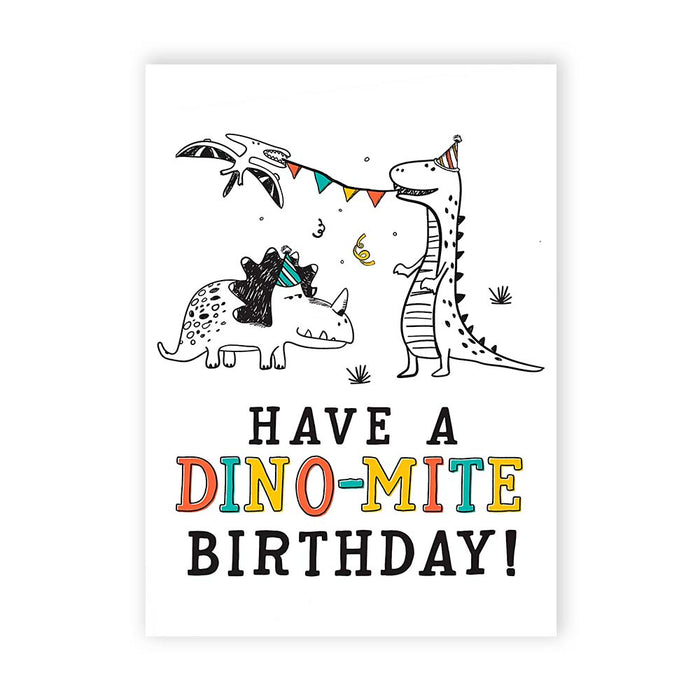 Dino-mite Birthday Card 1