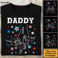 Personalized For Mom Dad 4TH Of July Hands In Hands Shirt - Hoodie - Sweatshirt 33729 thumb 1