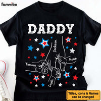 Personalized For Mom Dad 4TH Of July Hands In Hands Shirt - Hoodie - Sweatshirt 33729 thumb 1