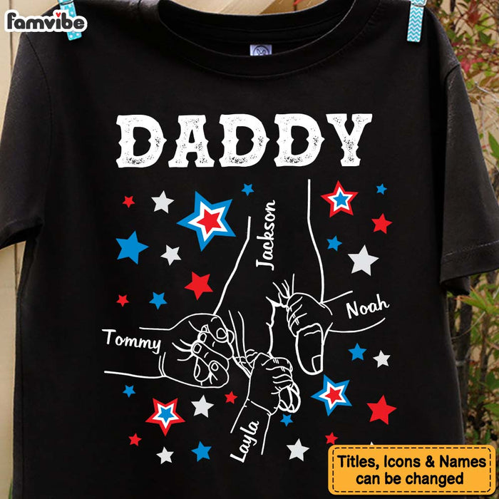 Personalized For Mom Dad 4TH Of July Hands In Hands Shirt - Hoodie - Sweatshirt 33729 1
