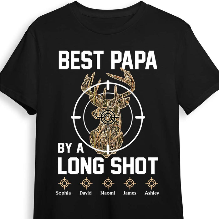 Personalized Gift For B*st Grandpa By A Long Shot Hunting Shirt - Hoodie - Sweatshirt 33730 1