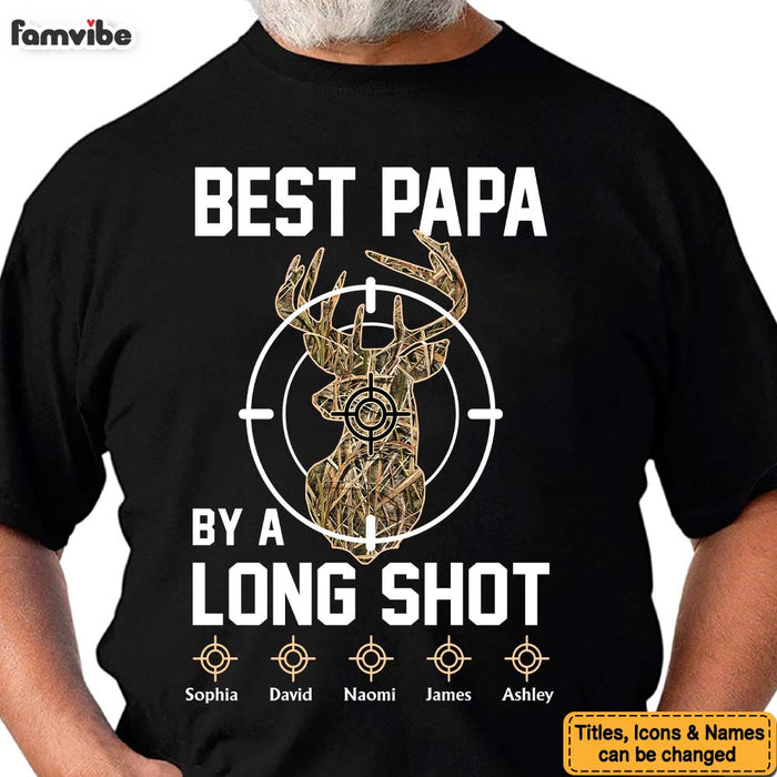 Personalized Gift For B*st Grandpa By A Long Shot Hunting Shirt - Hoodie - Sweatshirt 33730 1