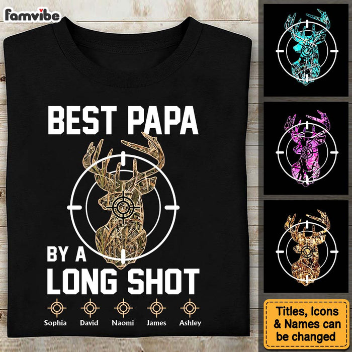 Personalized Gift For B*st Grandpa By A Long Shot Hunting Shirt - Hoodie - Sweatshirt 33730 1
