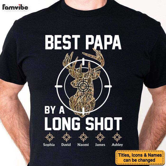 Personalized Gift For B*st Grandpa By A Long Shot Hunting Shirt - Hoodie - Sweatshirt 33730 1