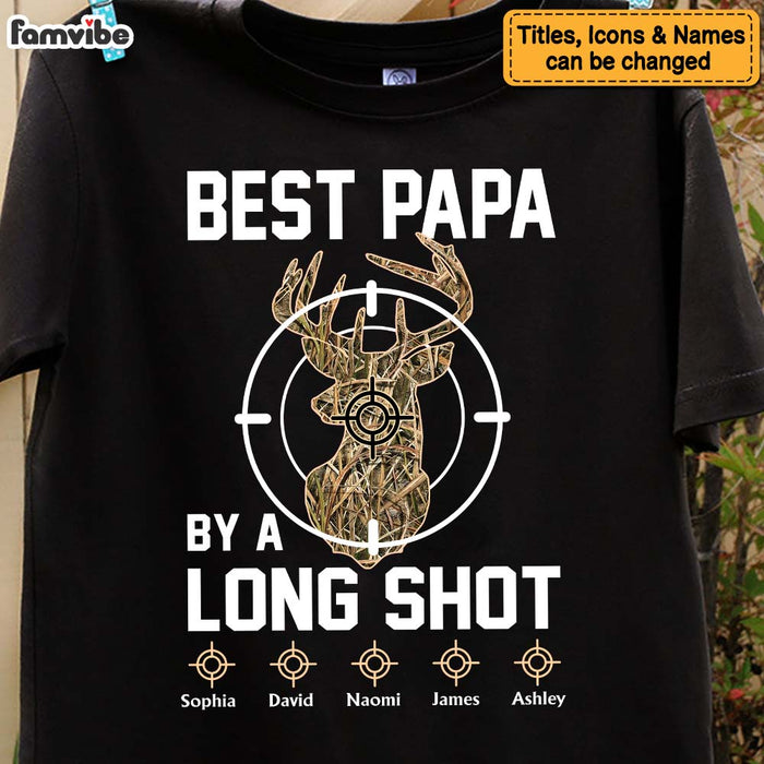 Personalized Gift For B*st Grandpa By A Long Shot Hunting Shirt - Hoodie - Sweatshirt 33730 1