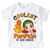 Personalized Gift For Grandson Coolest Pumpkin Kid T Shirt - Kid Hoodie - Kid Sweatshirt 33734 thumb 1