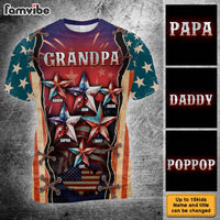 Personalized Gift For Grandpa Papa Independence Day All-over Print T Shirt - Hoodie - Sweatshirt 33736 thumb 1