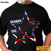 Personalized Dad Grandpa Grandkids Stars Stripes Shirt - Hoodie - Sweatshirt 33737 thumb 1