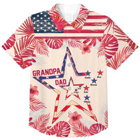 Personalized Gift For Grandpa Star Nation Flag Hawaiian Shirt 33738 thumb 1