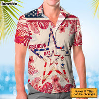 Personalized Gift For Grandpa Star Nation Flag Hawaiian Shirt 33738 thumb 1