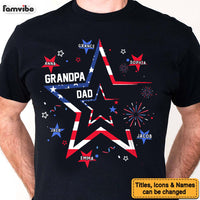 Personalized For Dad Grandpa Stars Stripes 4TH July Shirt - Hoodie - Sweatshirt 33744 thumb 1