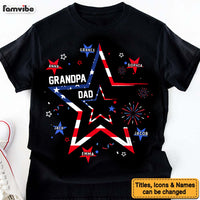 Personalized For Dad Grandpa Stars Stripes 4TH July Shirt - Hoodie - Sweatshirt 33744 thumb 1