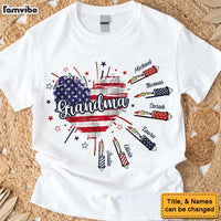 Personalized Gift for Grandma Fireworks Heart Shirt - Hoodie - Sweatshirt 33752 thumb 1