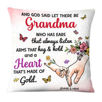 Personalized For Grandma Gift And God Said Let There Be Great Family Pillow 33759 thumb 1