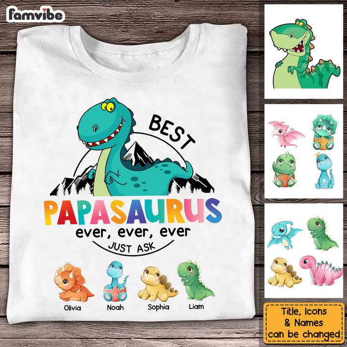 Personalized Gift For Papasaurus Shirt - Hoodie - Sweatshirt 33761 1
