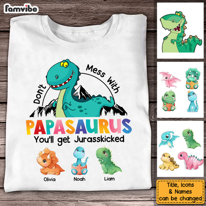 Personalized Gift For Papasaurus Shirt - Hoodie - Sweatshirt 33762 1