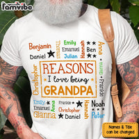 Personalized Gift For Grandpa Reasons I Love Being Word Art Shirt - Hoodie - Sweatshirt 33763 thumb 1