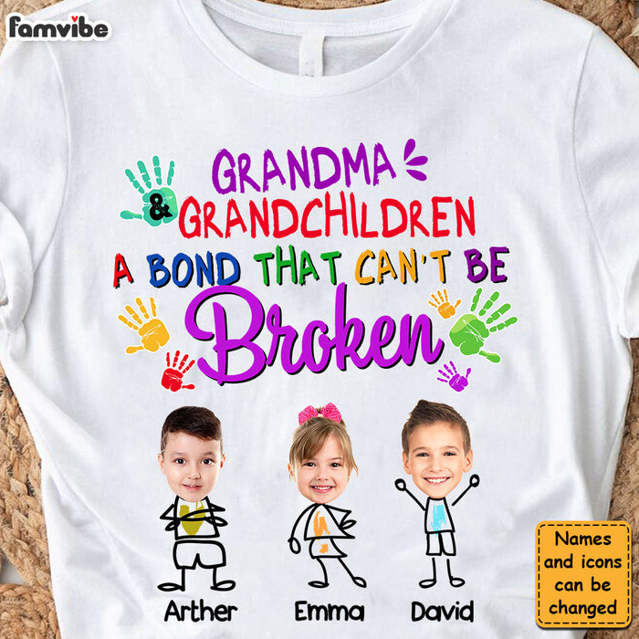 Personalized For Grandma Grandchildren A Bond That Can't Be Broken Shirt - Hoodie - Sweatshirt 33764 1