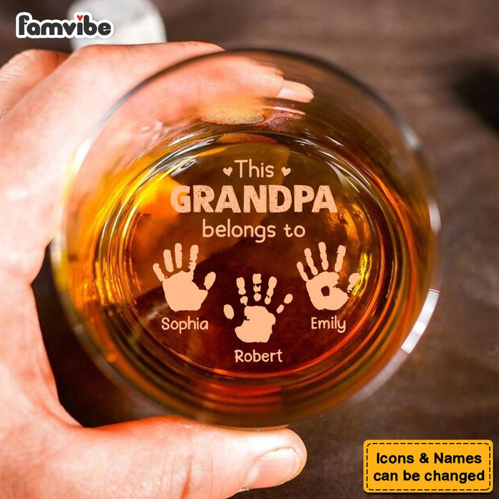 Personalized Gift For Grandpa Belongs To Whiskey Glass 33765 1