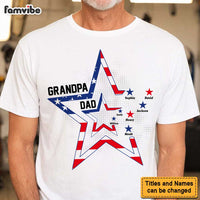 Personalized For Grandpa Stars Stripes And Dad Grandpa Shirt - Hoodie - Sweatshirt 33766 thumb 1