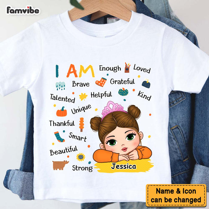 Personalized Gift For Granddaughter Fall Vibes I Am Kid T Shirt - Kid Hoodie - Kid Sweatshirt 33769 1