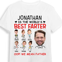 Personalized Gift For Dad Funny Custom Photo Shirt - Hoodie - Sweatshirt 33775 thumb 1