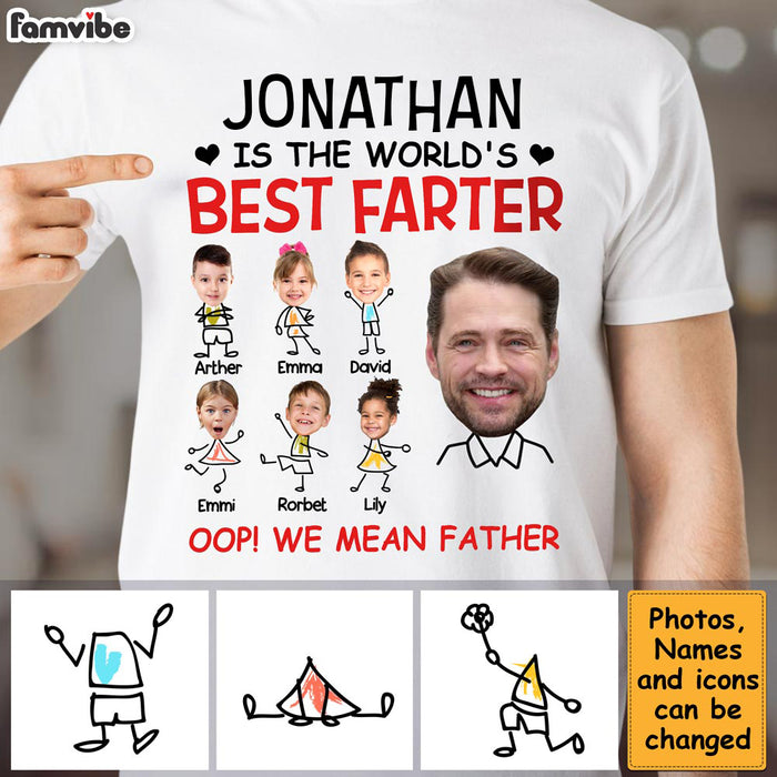 Personalized Gift For Dad Funny Custom Photo Shirt - Hoodie - Sweatshirt 33775 1