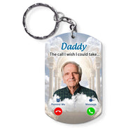 Personalized The Call I Wish I Could Take Memorial Aluminum Keychain 33776 thumb 1