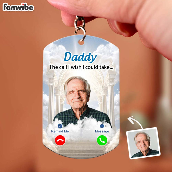 Personalized The Call I Wish I Could Take Memorial Aluminum Keychain 33776 1