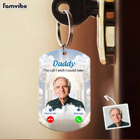Personalized The Call I Wish I Could Take Memorial Aluminum Keychain 33776 thumb 1